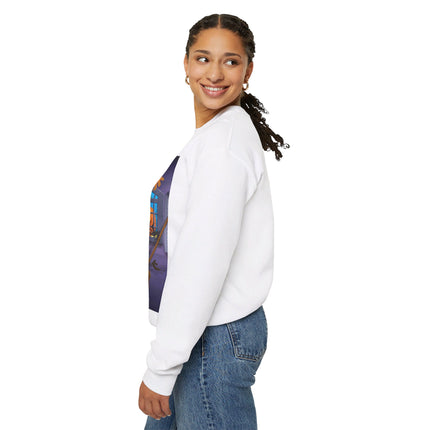 Whimsical Halloween Mischief Unisex Heavy Blend™ Crewneck Sweatshirt