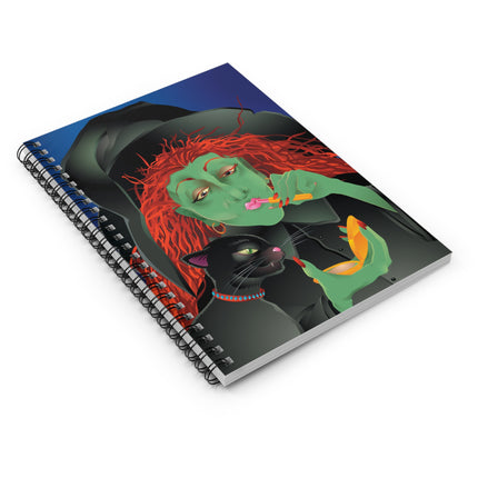 Mirror, Mirror A Witch's Touch Spiral Notebook - Ruled Line