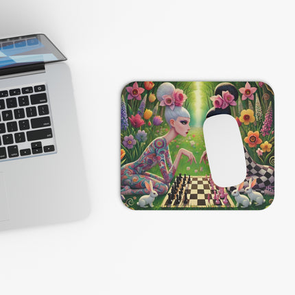 The Spring Gambit: A Fairy’s Move Mouse Pad – Whimsical Chess & Spring Magic