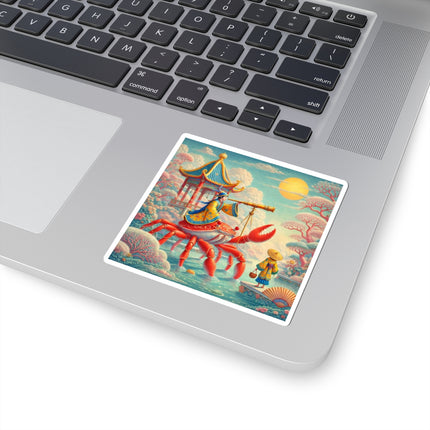The Celestial Crab Navigator Kiss-Cut Stickers (4 Sizes)
