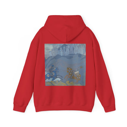 The Duel by Nicholas Roerich Unisex Heavy Blend™ Hooded Sweatshirt