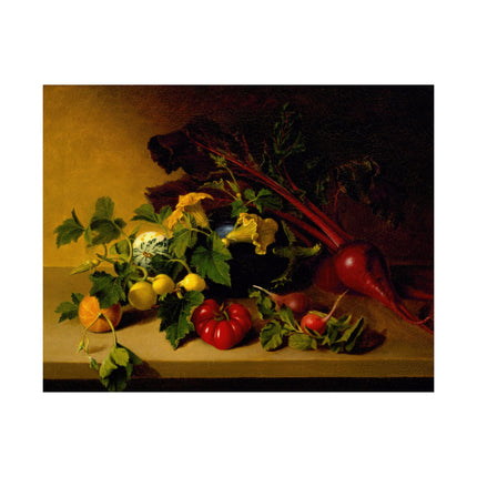 Still Life with Vegetables by James Peale Matte Horizontal Posters