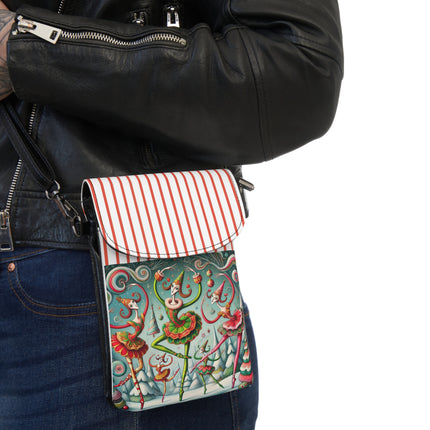 Christmas Ballet of the Absurd Small Cell Phone Wallet