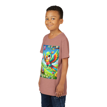 Easter Parrot Youth Short Sleeve Tee