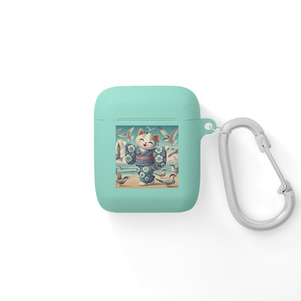 Geisha Kitten by the Seaside AirPods and AirPods Pro Case