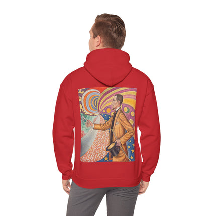 Portrait of Felix Feneon by Paul Signac Heavy Blend™ Hooded Sweatshirt