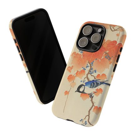 Japanese Bird and Branch by Ohara Koson Phone Cases
