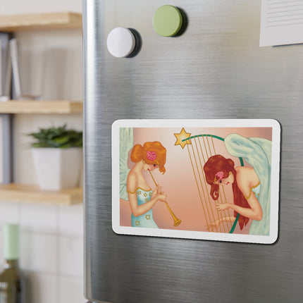 Heavenly Angel Duet Die-Cut Magnets (5 Sizes)