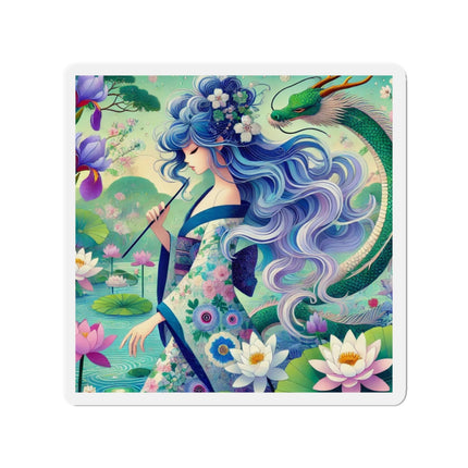 Fairy of the Koi Pond Die-Cut Magnets (5 Sizes)