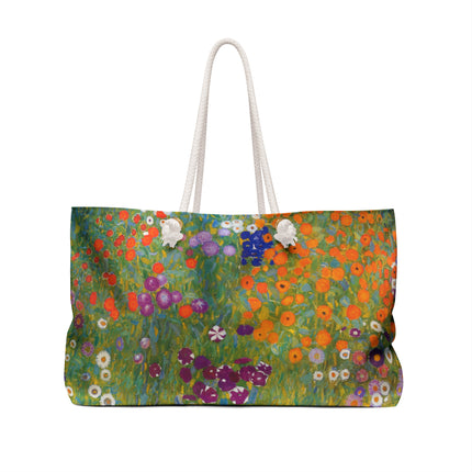 Cottage Garden by Gustav Klimt Weekender Bag