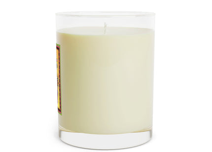 Elegant Holiday Woman with Gifts Scented Candle - Full Glass, 11oz