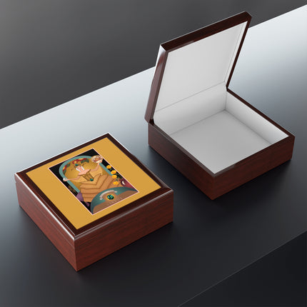 June & Pearl, Alexandrite (from the Gem Series) by Sofia Chiostri Jewelry Box