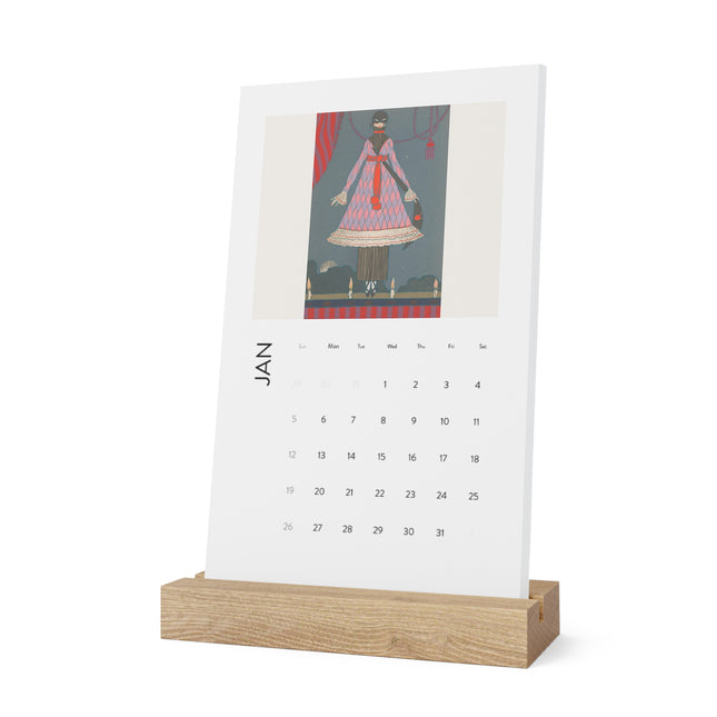 Georges Lepape Art Deco Collection Desk Calendar (2025)