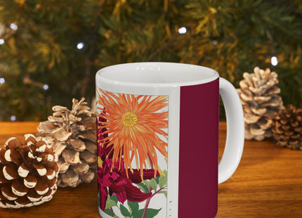 Dahlia by Tanigami Kônan Ceramic Mug 11oz