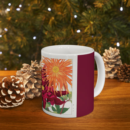Dahlia by Tanigami Kônan Ceramic Mug 11oz