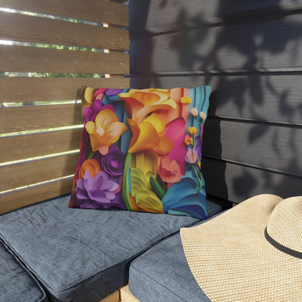 The Graceful Freesia Outdoor Pillows