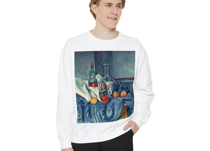 The Peppermint Bottle by Paul Cézanne Unisex Garment-Dyed Sweatshirt