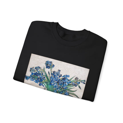 Irises by Vincent Van Gogh Heavy Blend™ Crewneck Sweatshirt