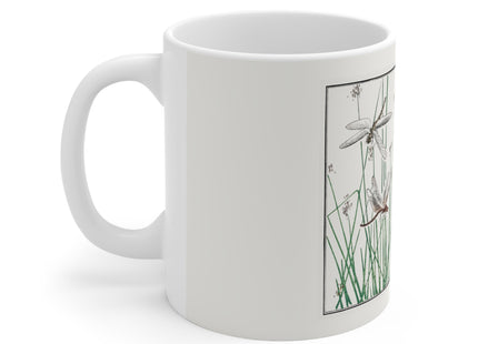 Dragonflies by Morimoto Toko Ceramic Mug 11oz