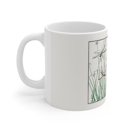 Dragonflies by Morimoto Toko Ceramic Mug 11oz