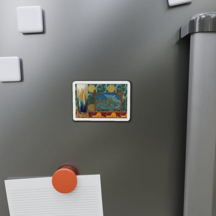 Shrimps, Kingfisher and Fish by Maurice Pillard Verneuil Die-Cut Magnets (5 Sizes)