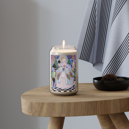 🎄✨ The Lady Of The Christmas Ornament Scented Soy Candle – Art Deco Holiday Fantasy