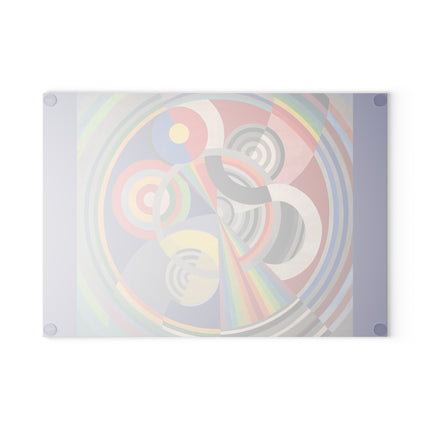 Rythme No. 1 by Robert Delaunay Glass Cutting Board