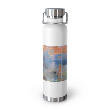 Sunrise by Claude Monet Copper Vacuum Insulated Bottle, 22oz