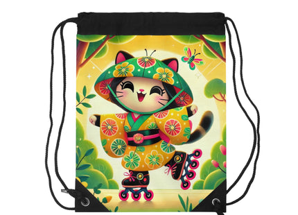 Firefly Dance on Wheels Drawstring Bag