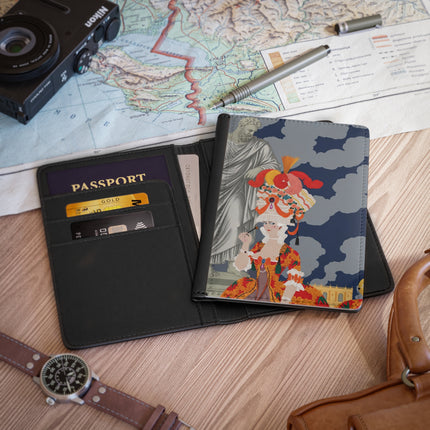 Rococo Grandeur Passport Cover – Opulent Elegance & Theatrical Charm