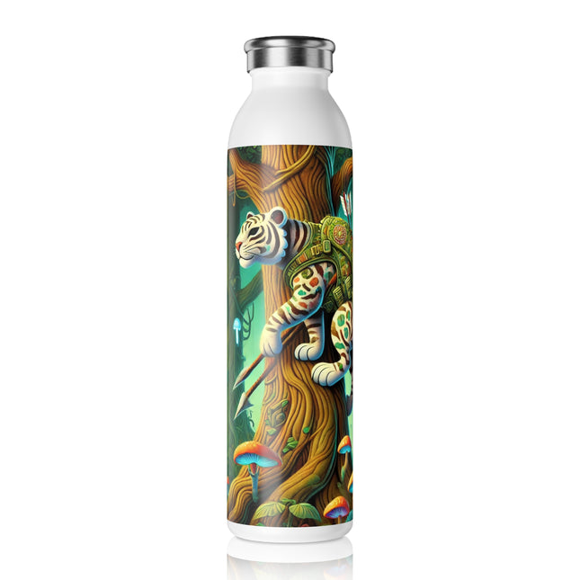 Silent Stripes Slim Water Bottle