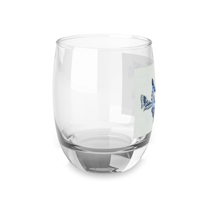 One Thousand Butterflies by Kamisaka Sekka Whiskey Glass