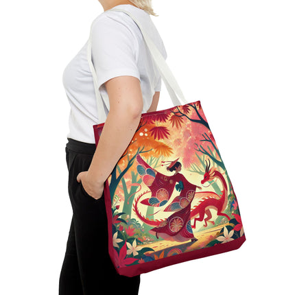 The Dragon Fairy’s Dance Tote Bag – Enchanted Grace & Spring Magic