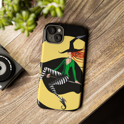 A Witch’s Moonlit Flight Phone Cases