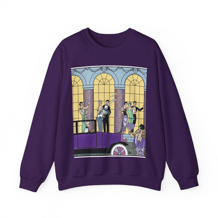 Au Revoir by George Barbier Heavy Blend™ Crewneck Sweatshirt