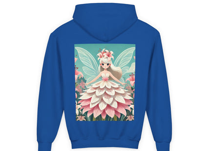 Lily Fairy in Bloom Youth Heavy Blend Hooded Sweatshirt