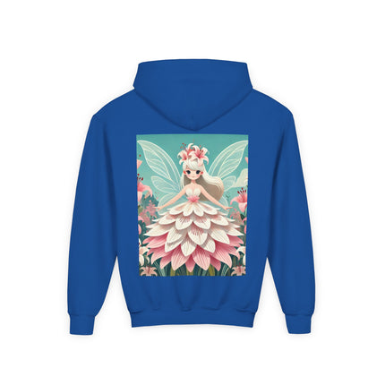Lily Fairy in Bloom Youth Hooded Sweatshirt – Grace, Beauty & Gentle Magic
