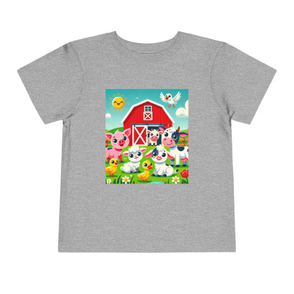 Happy Barnyard Morning Toddler Short Sleeve Tee