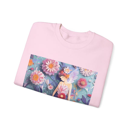 Aster Fairy Unisex Heavy Blend™ Crewneck Sweatshirt