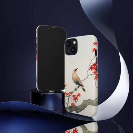 Japanese Bird on Maple by Ohara Koson Phone Cases