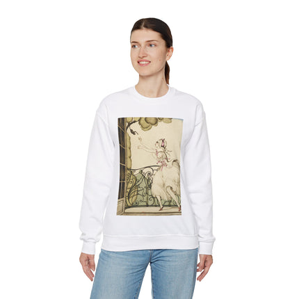 Sur talons rouges (On Red Heels) pl 02 by Gerda Wegener Heavy Blend™ Crewneck Sweatshirt