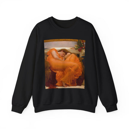 Flaming June by Frederic Leighton Heavy Blend™ Crewneck Sweatshirt