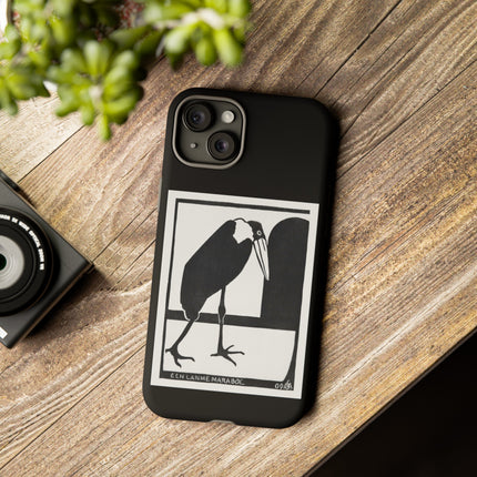 A Lame Marabou by Samuel Jessurun de Mesquita Phone Cases
