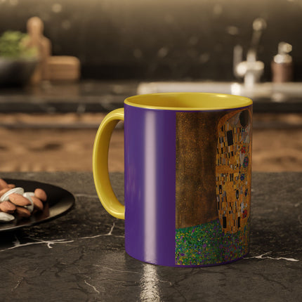 The Kiss by Gustav Klimt Colorful Mugs (11oz, 15oz)