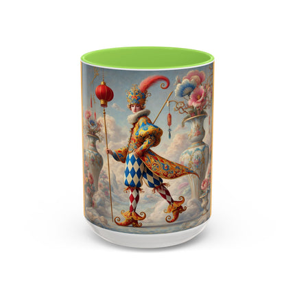 The Ornamental Jester Colorful Mugs (11oz, 15oz)