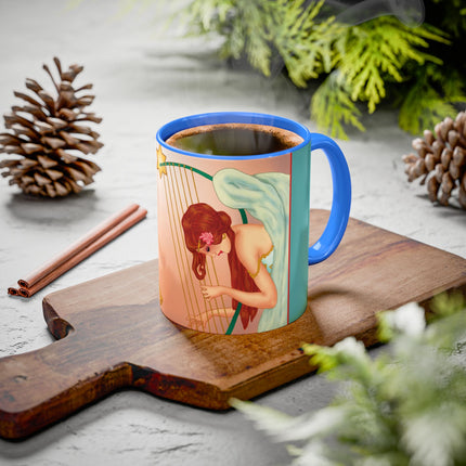 Heavenly Angel Duet Colorful Mugs (11oz, 15oz)