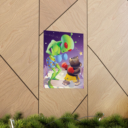 Cosmic Clash Premium Matte Vertical Posters