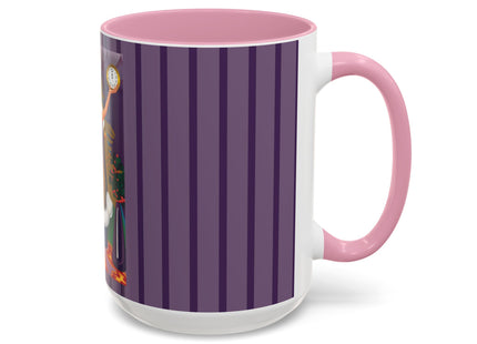 Countdown to Christmas Elegance Colorful Mugs (11oz, 15oz)