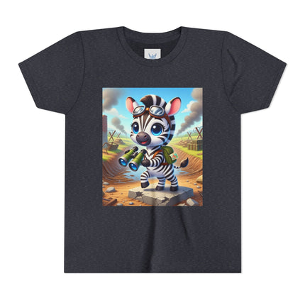 Zebra Lookout Youth Short Sleeve Tee