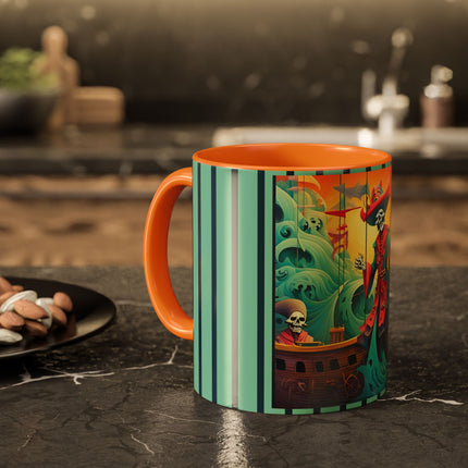 Skeleton Crew of the Misty Seas Colorful Mugs (11oz, 15oz)